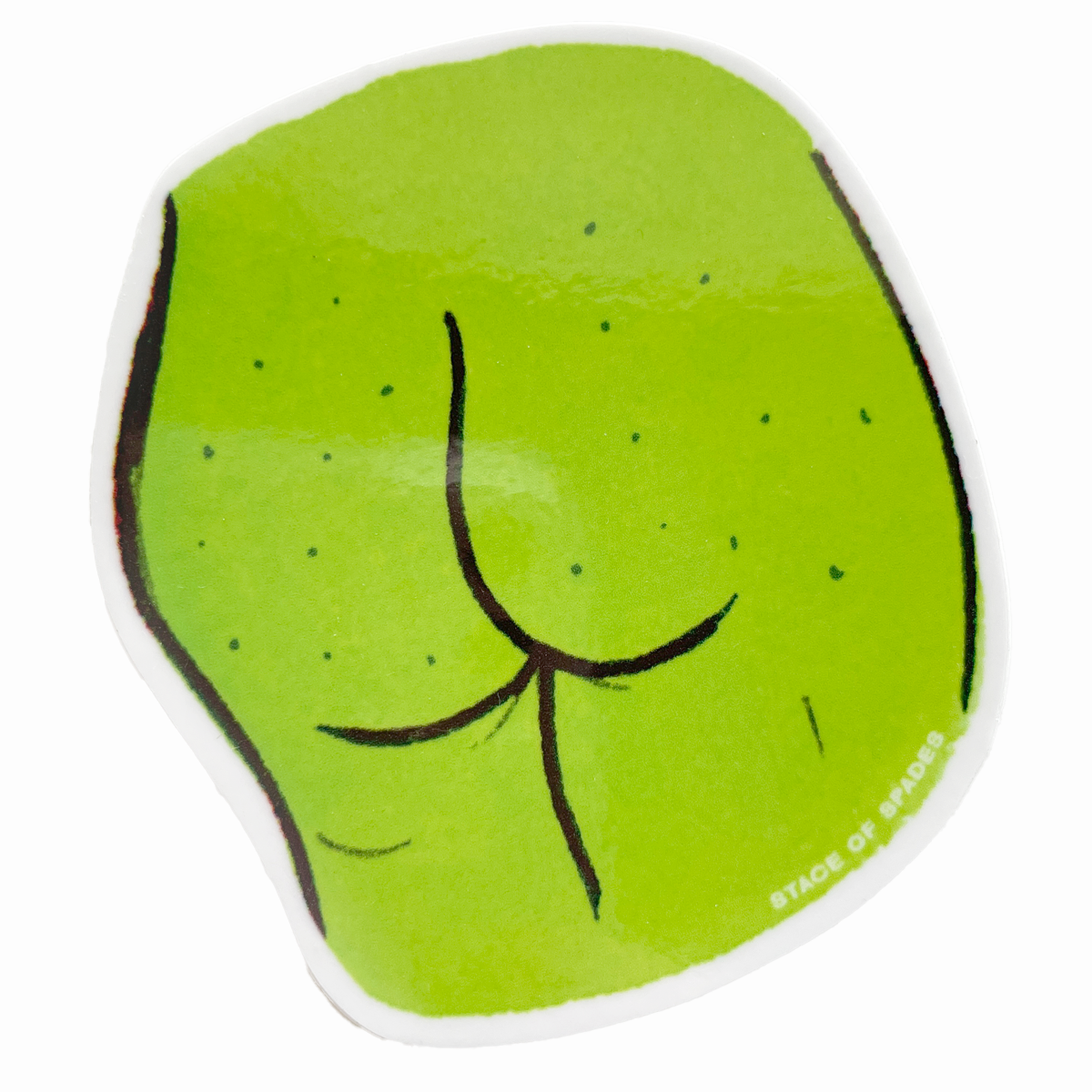 Big Green Butt Sticker