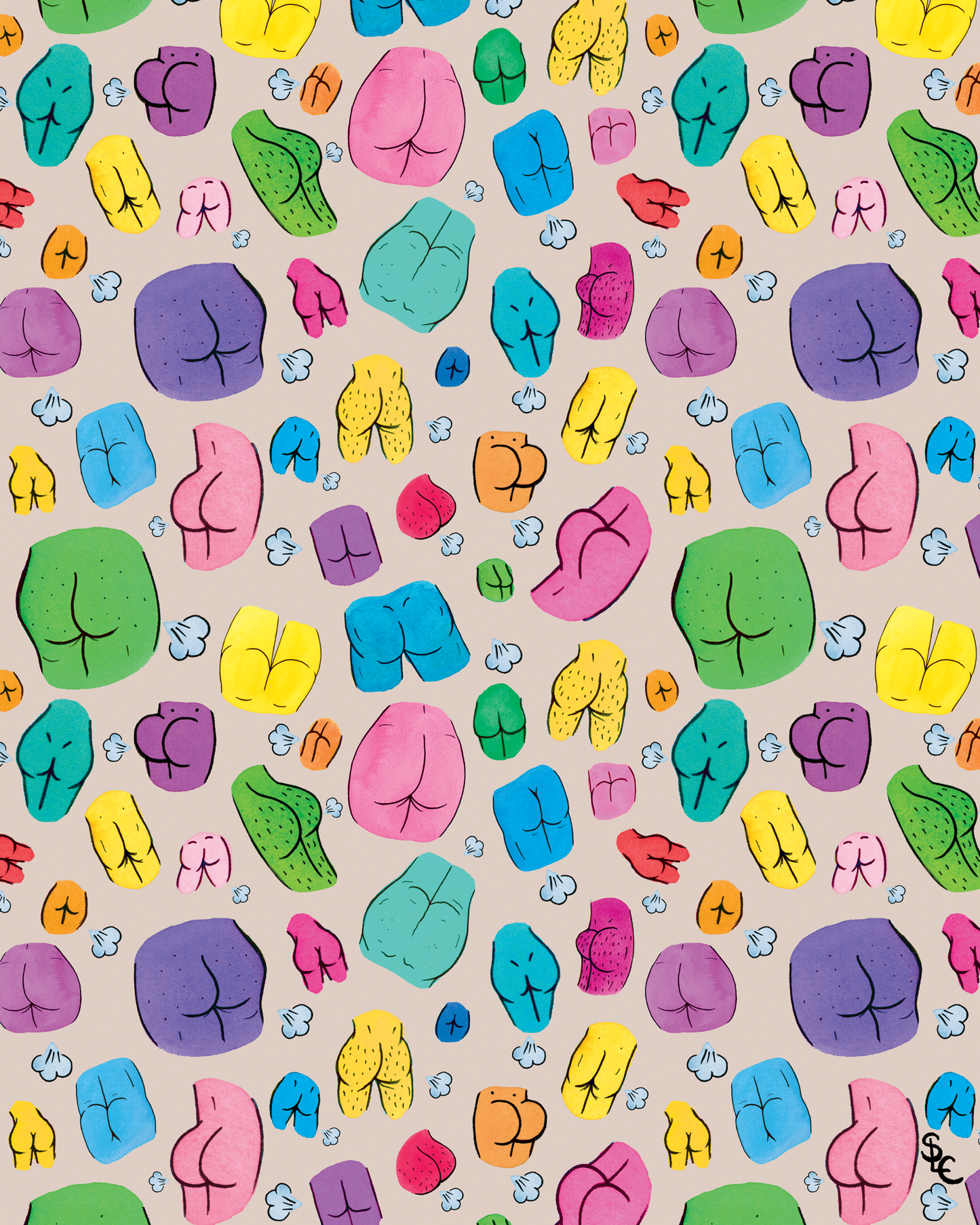 Tooty Booties Print