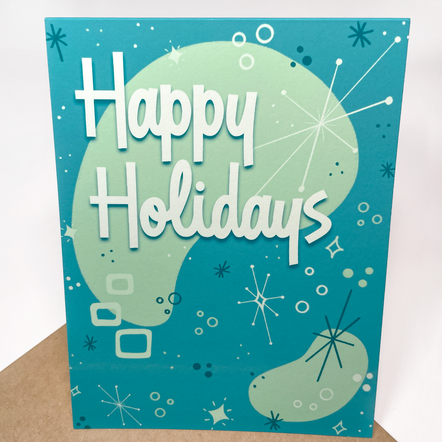 Mod Happy Holidays Holiday Card- SALE