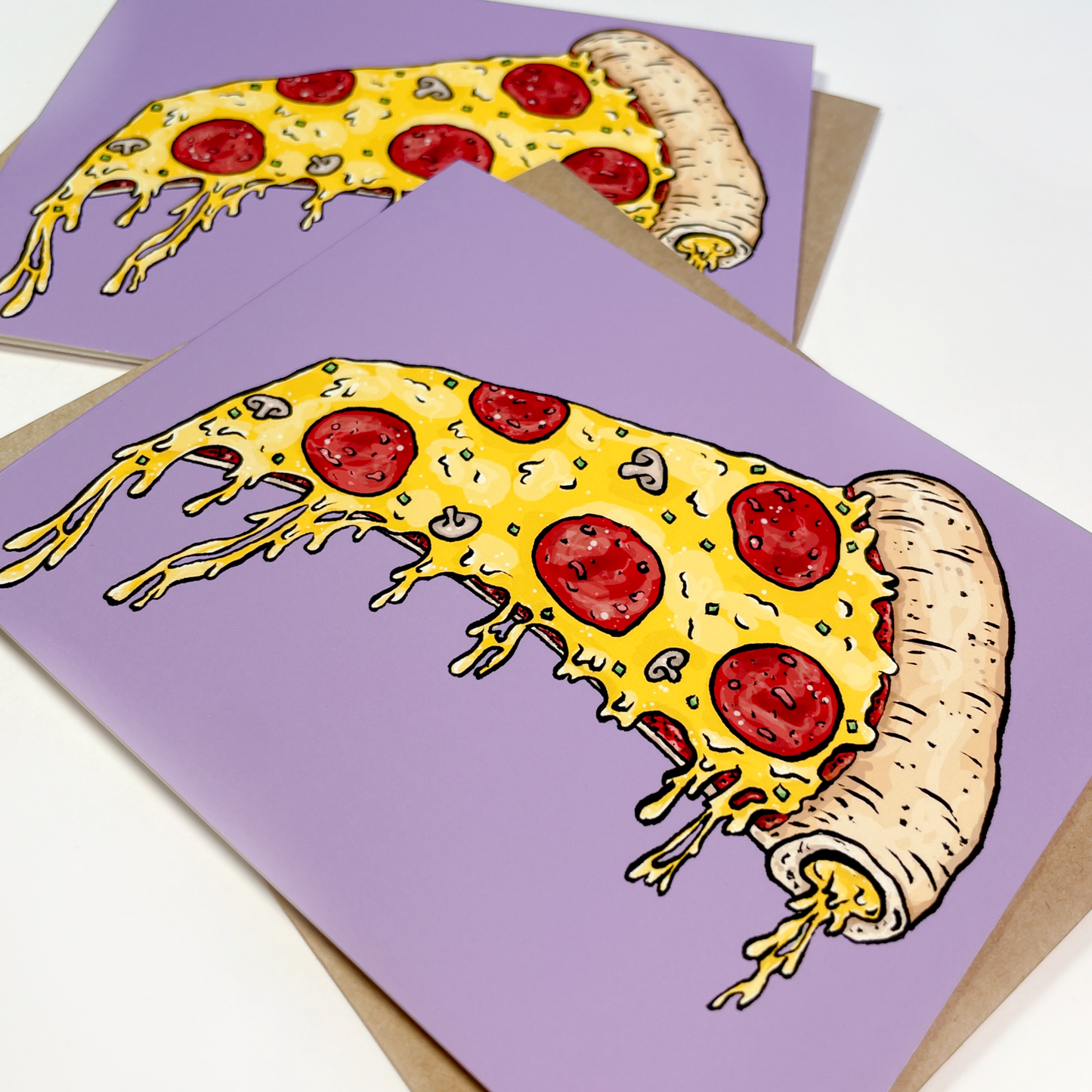 Pizza Greeting Card- SALE
