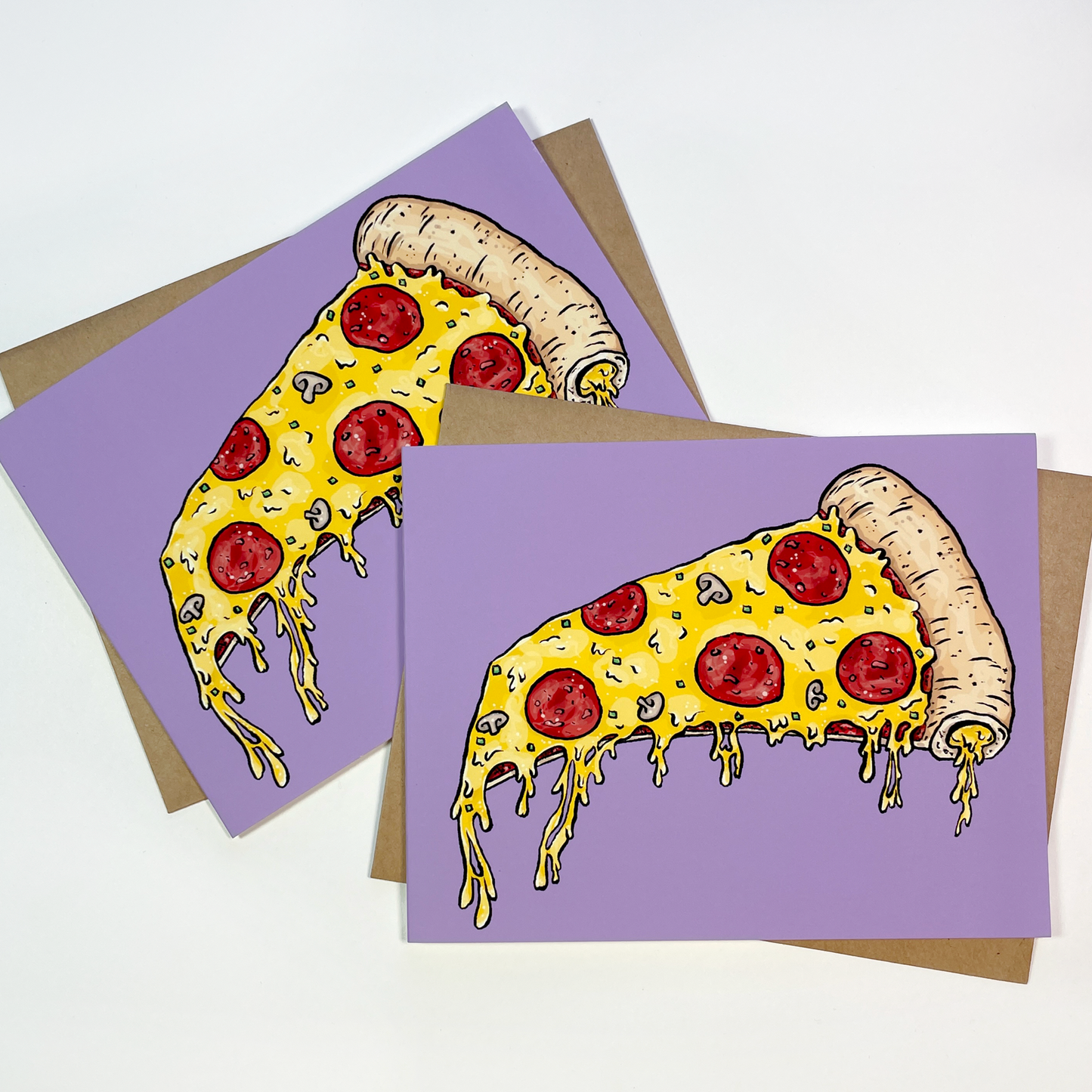 Pizza Greeting Card- SALE