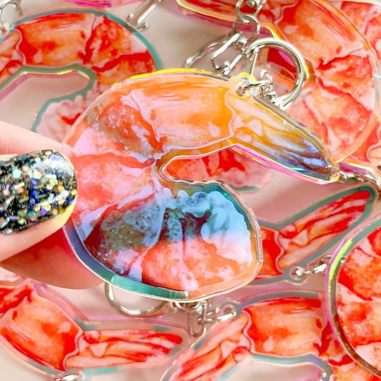 Shrimp Keychains