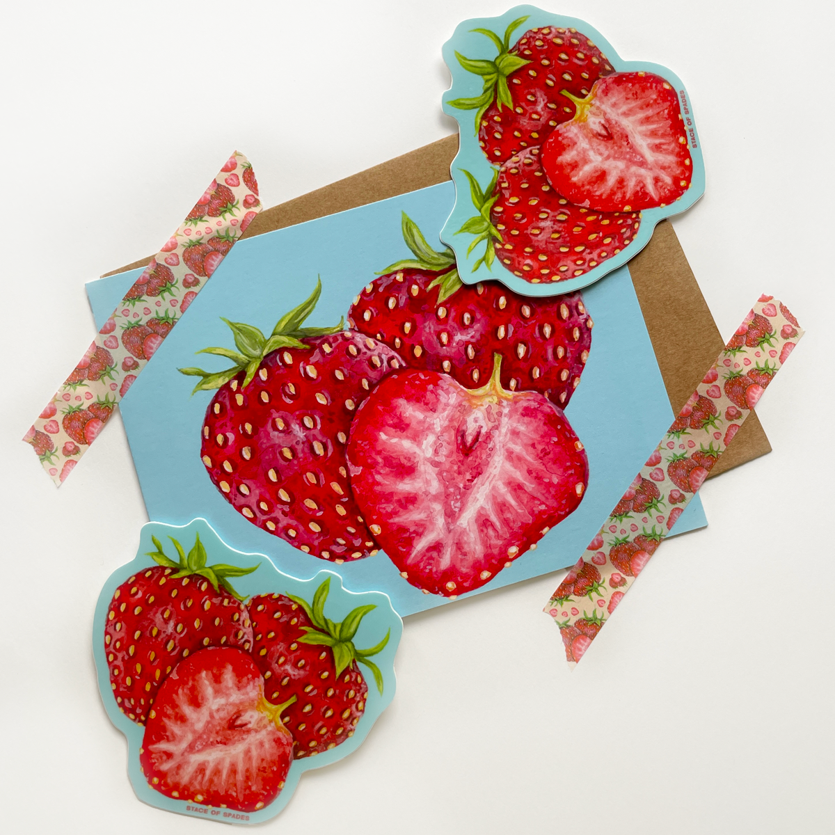 Food Illustration Notecards
