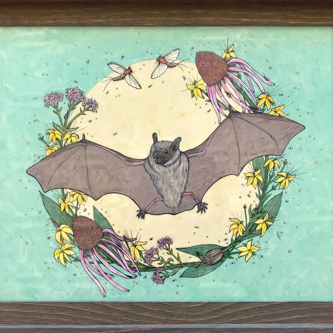 Big Brown Bat Painting
