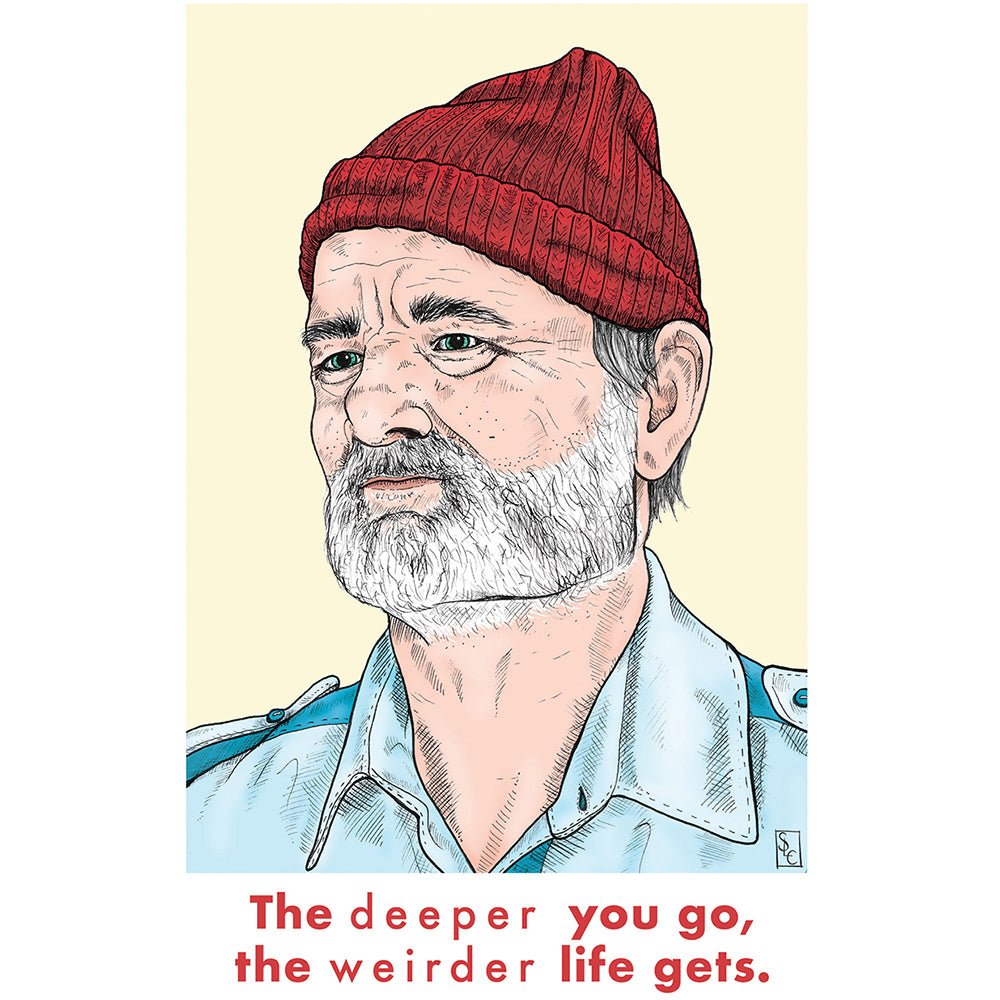 Bill Murray / Life Aquatic with Steve Zissou Print