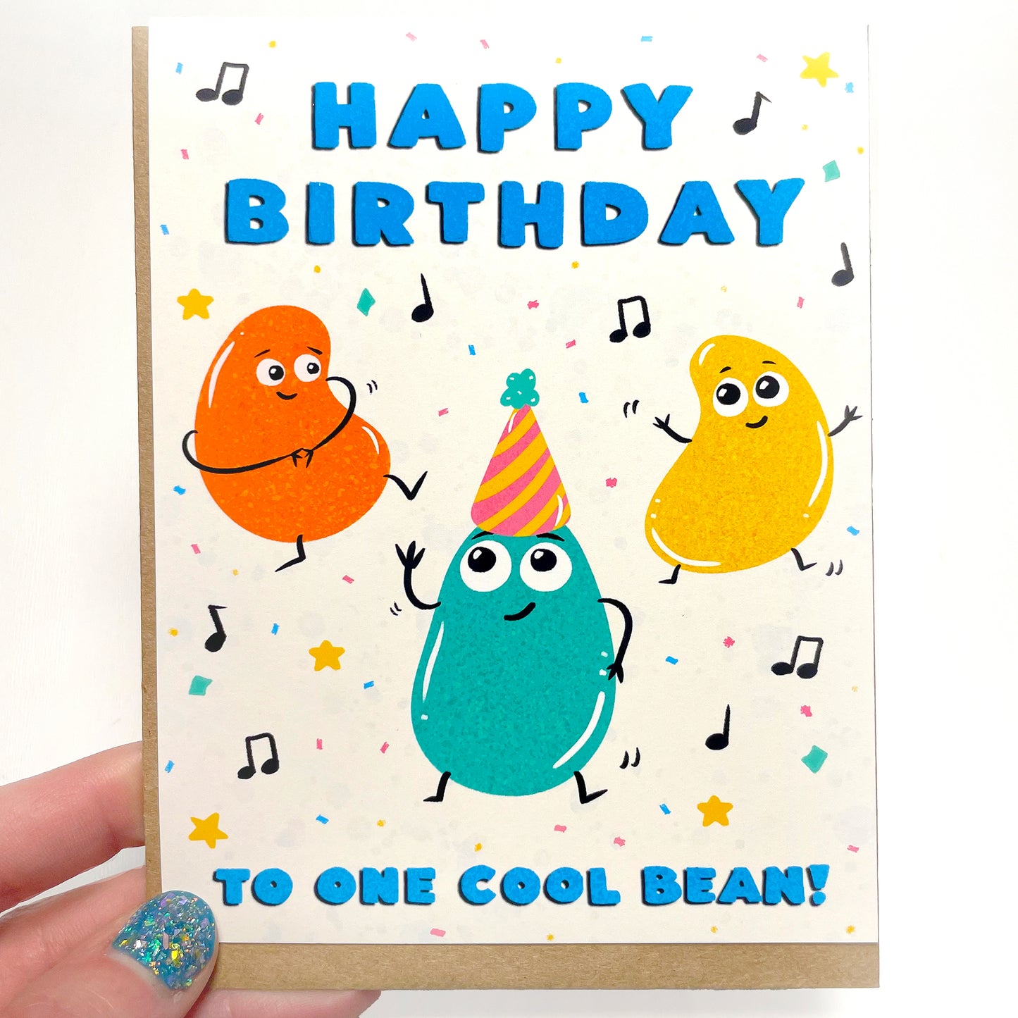 Party Beans Notecard
