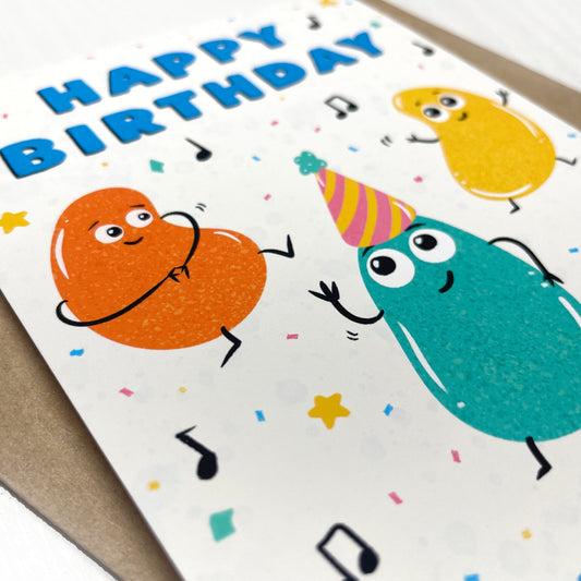 Party Beans Notecard