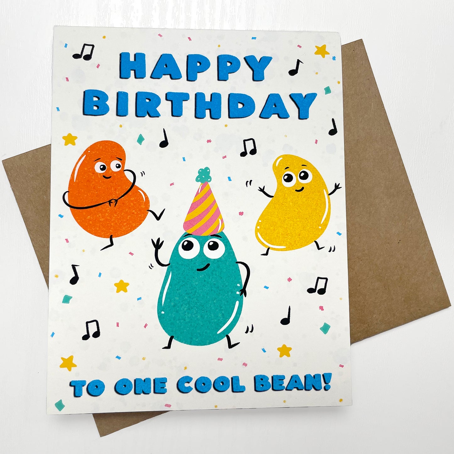 Party Beans Notecard