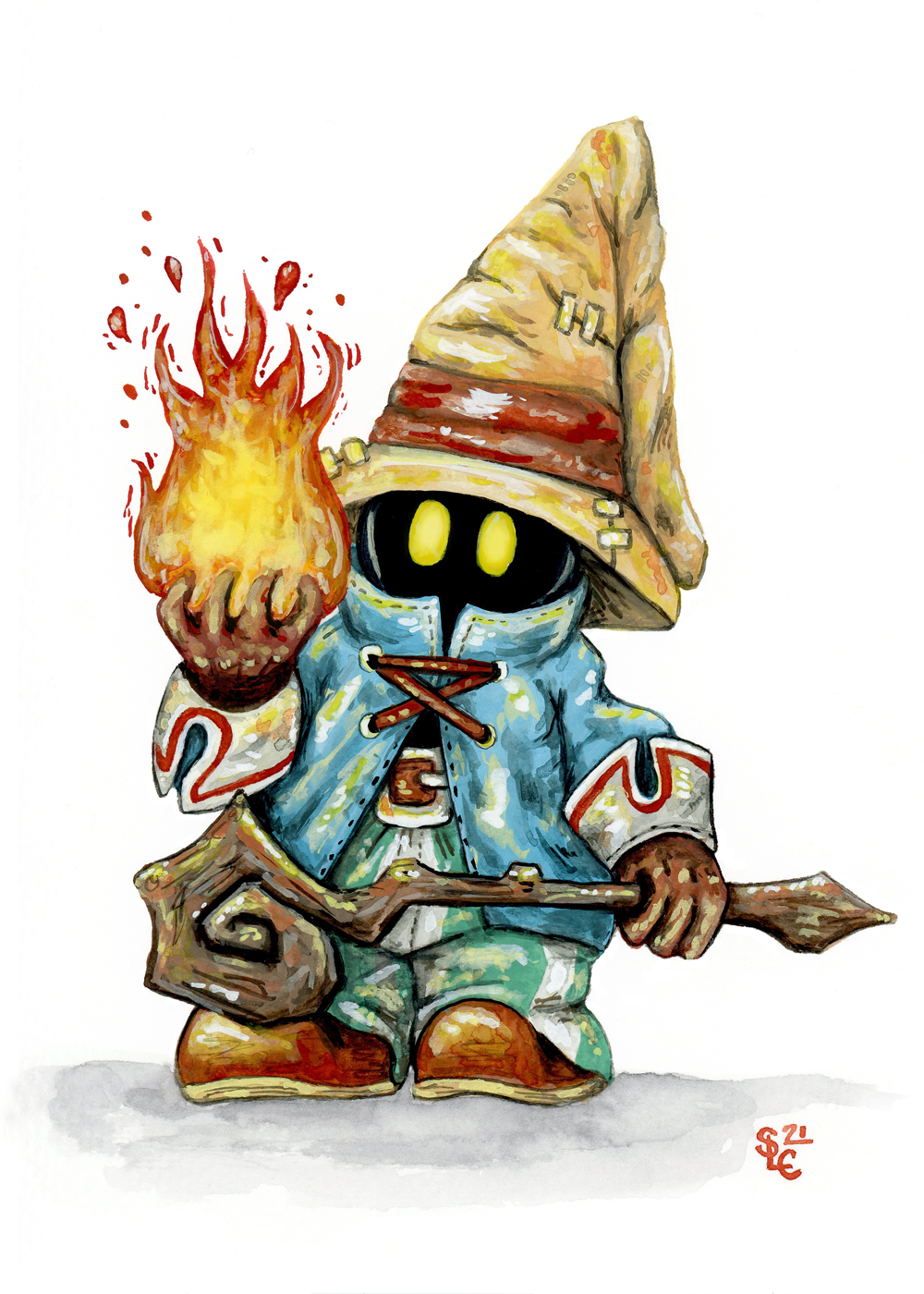 Final Fantasy 9 Vivi Print