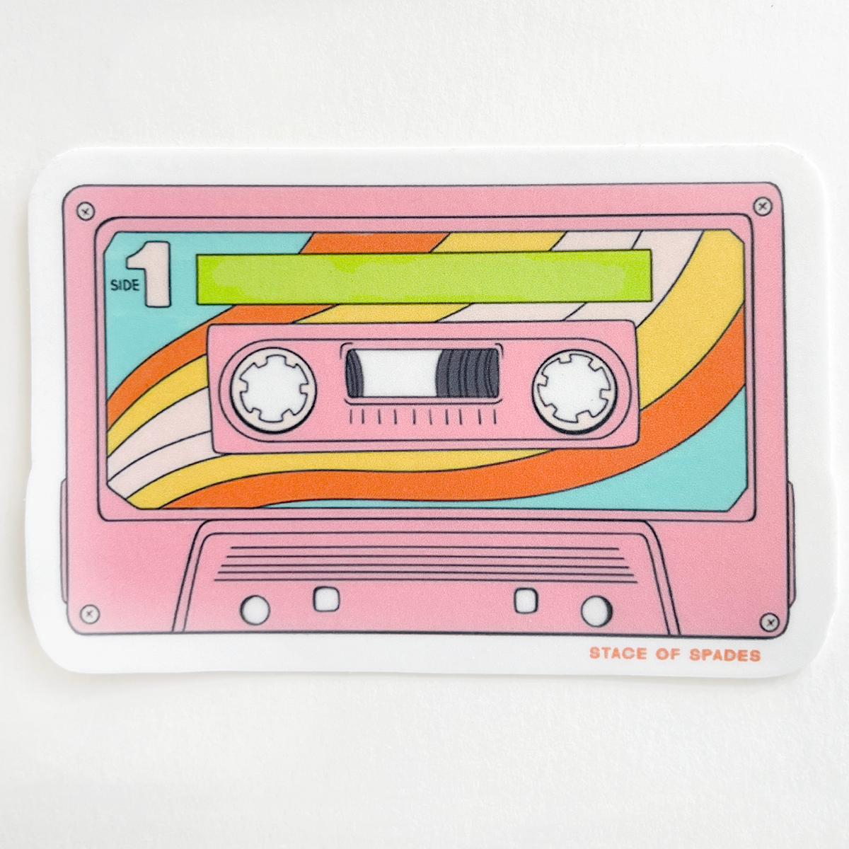 Cassette Tape Stickers (Singles)