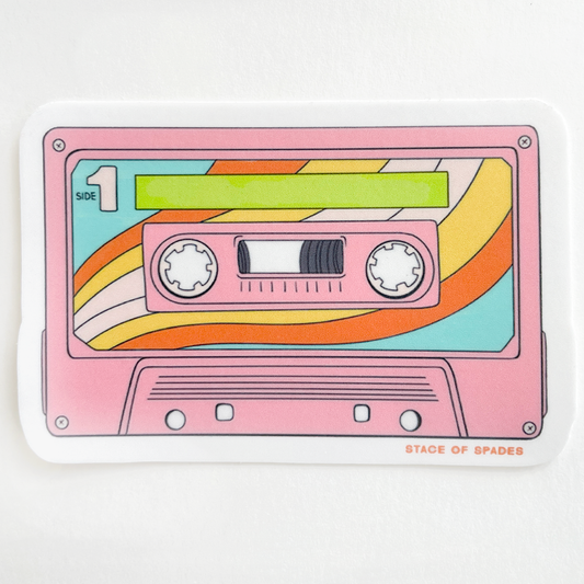 Cassette Tape Stickers (Singles)
