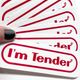 "I'm Tender" Stickers