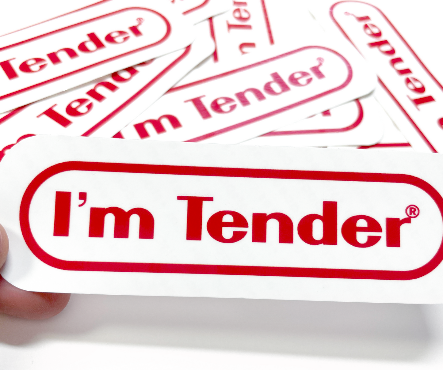 "I'm Tender" Stickers