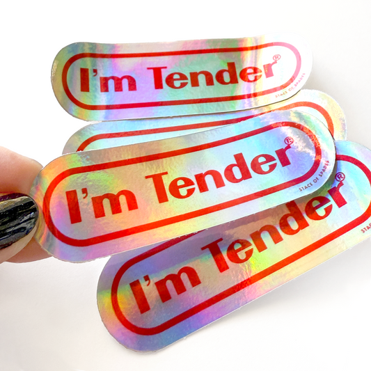 "I'm Tender" Stickers