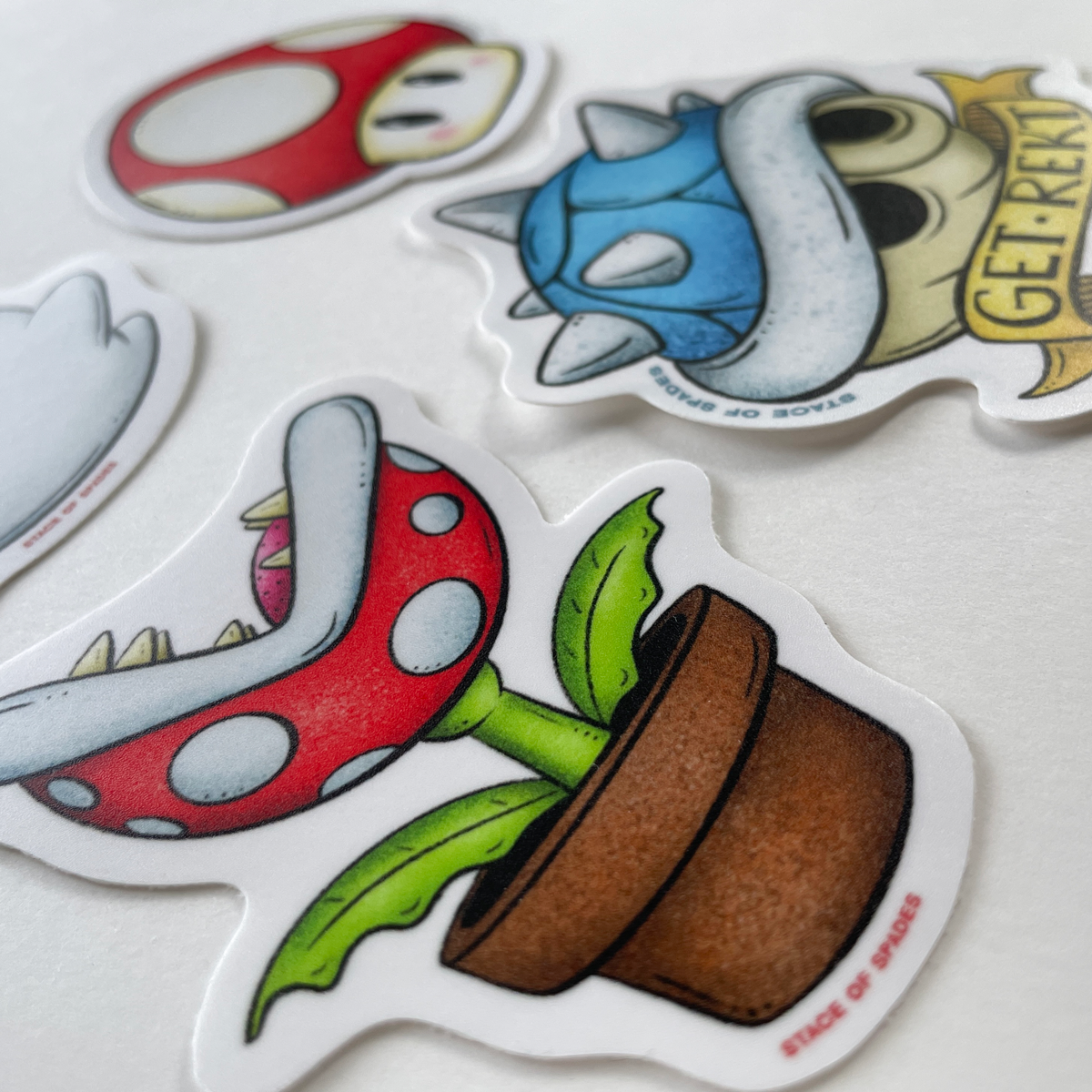 Mario Kart Inspired Stickers