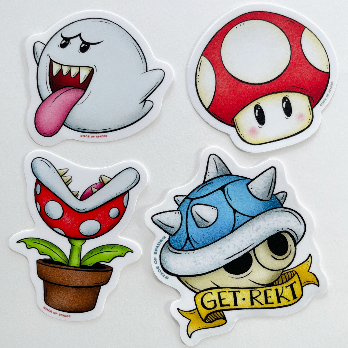 Mario Kart Inspired Stickers