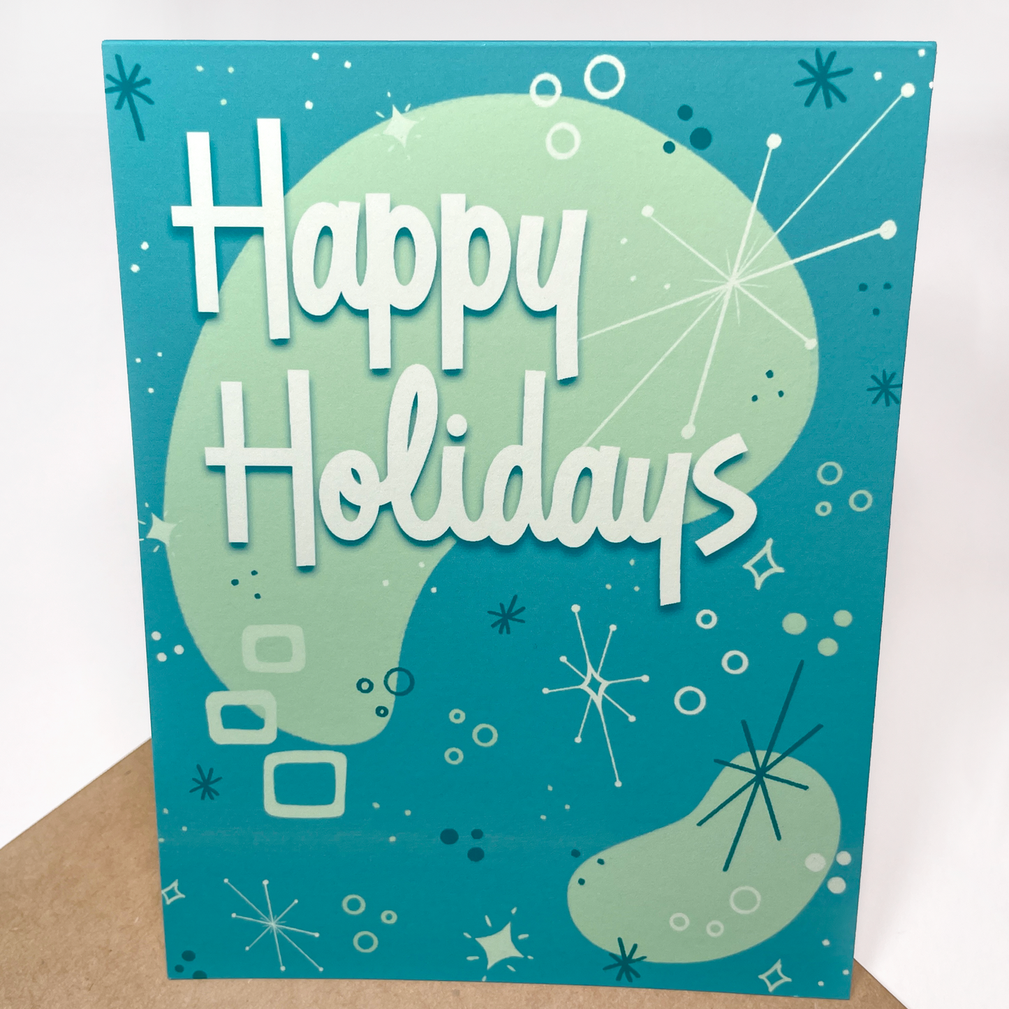 Mod Happy Holidays Holiday Card