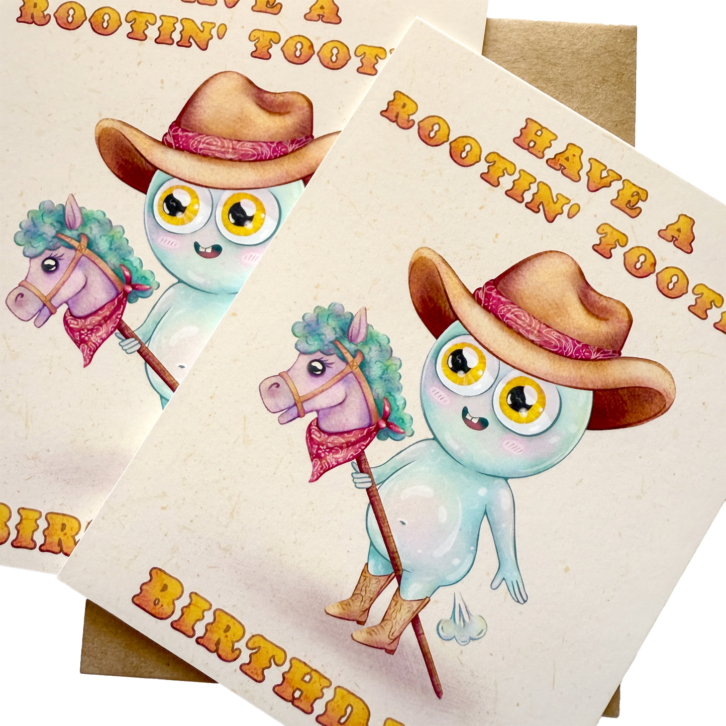 Rootin' Tootin' Birthday Card