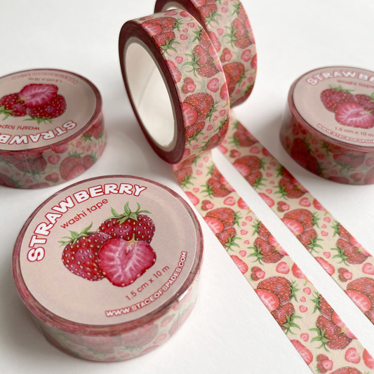 Strawberry Washi Tape