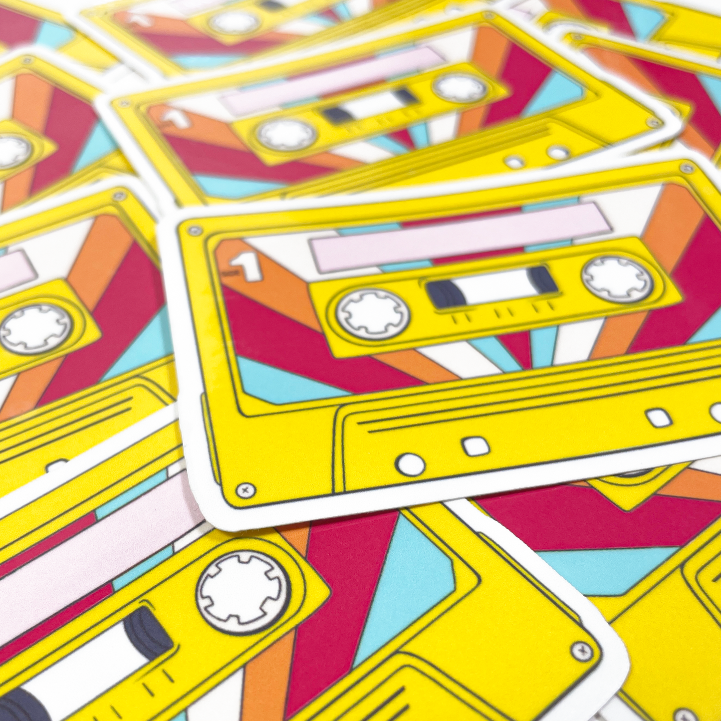 Cassette Tape Stickers (Singles)