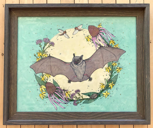 Big Brown Bat Painting