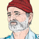 Bill Murray / Life Aquatic with Steve Zissou Print