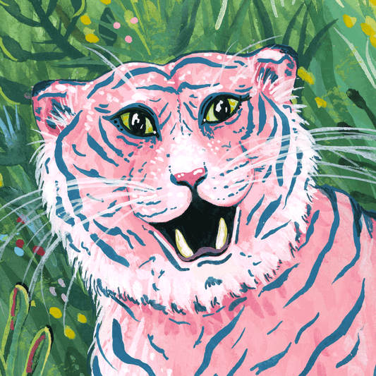 Pink Tiger Print