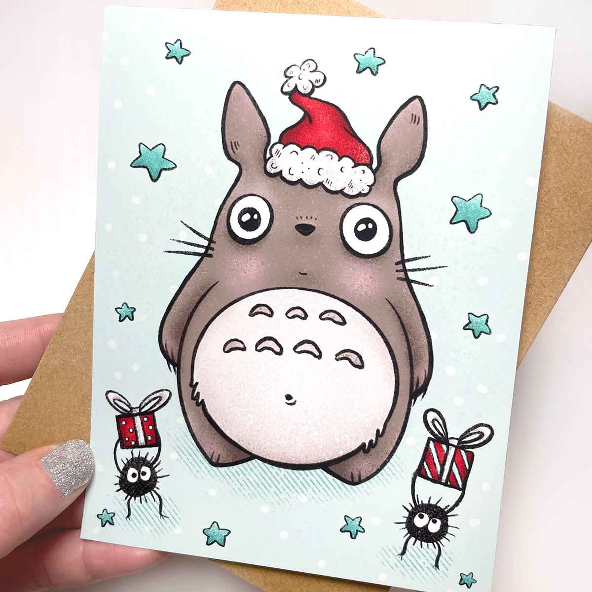 Totoro Holiday Card